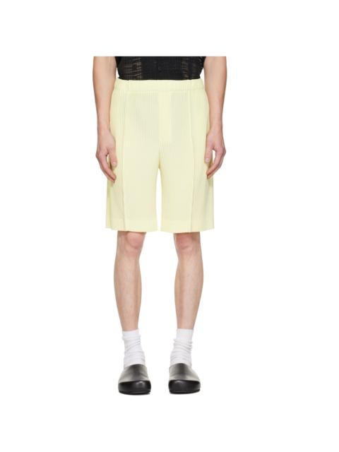 ISSEY MIYAKE Yellow Monthly Colors August Shorts