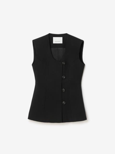 House of Dagmar Sleeveless Blazer