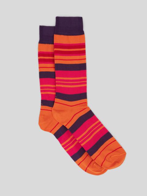 STRIPED JACQUARD SOCKS