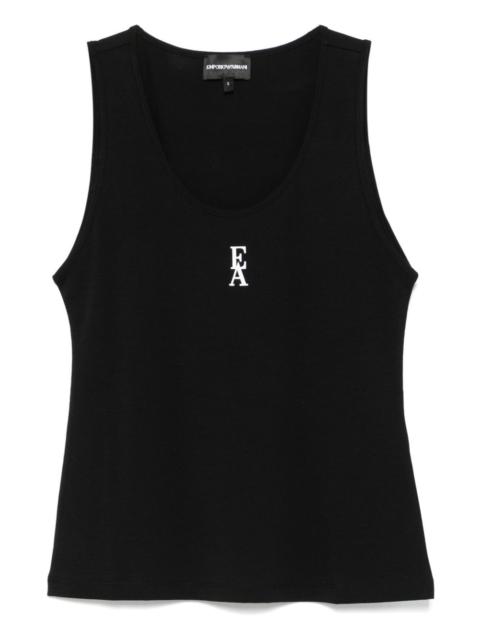 EMPORIO ARMANI logo-print tank top