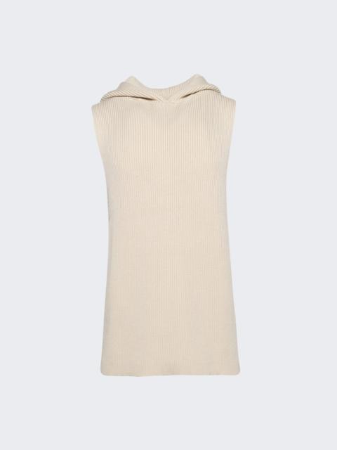 Rick Owens Concordians Hooded Tank Natural