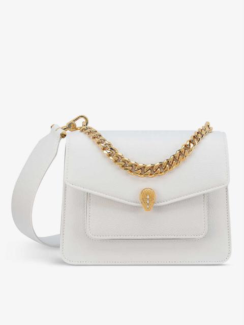 Serpenti Forever leather cross-body bag
