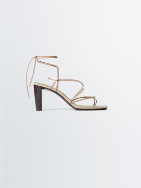Lemaire MIGNONS SANDALS 80 MM HEEL IN LEATHER
