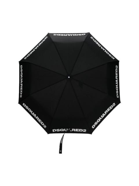 DSQUARED2 logo-print compact umbrella