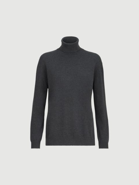 Brunello Cucinelli Cashmere turtleneck sweater with monili