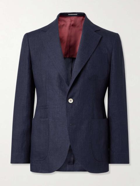 Brunello Cucinelli Linen Suit Jacket