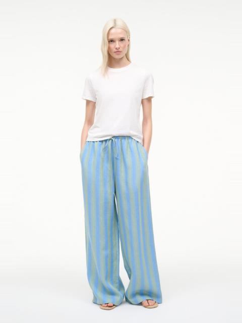STAUD STAUD MATEO LINEN PANT SEAPORT STRIPE