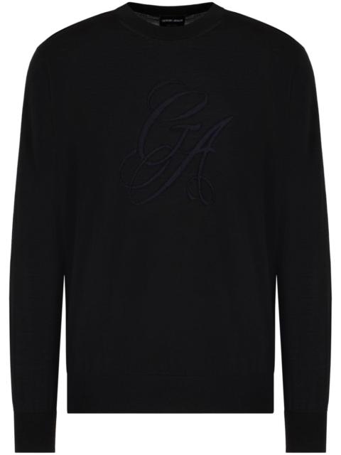GIORGIO ARMANI virgin-wool jumper