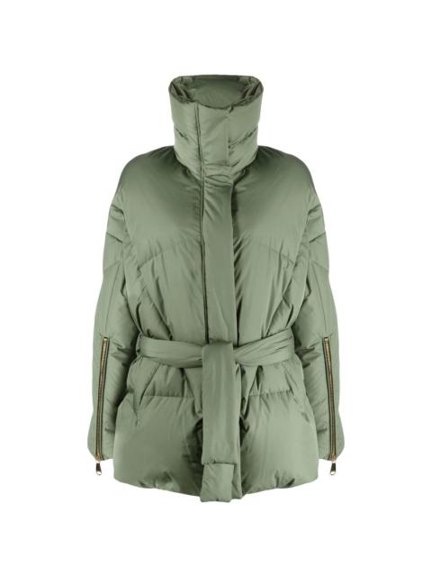 New Iconic belted puffer jacket