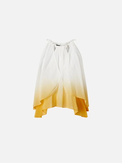 PINKO VOLUMINOUS SLEEVELESS TOP WITH SHADE