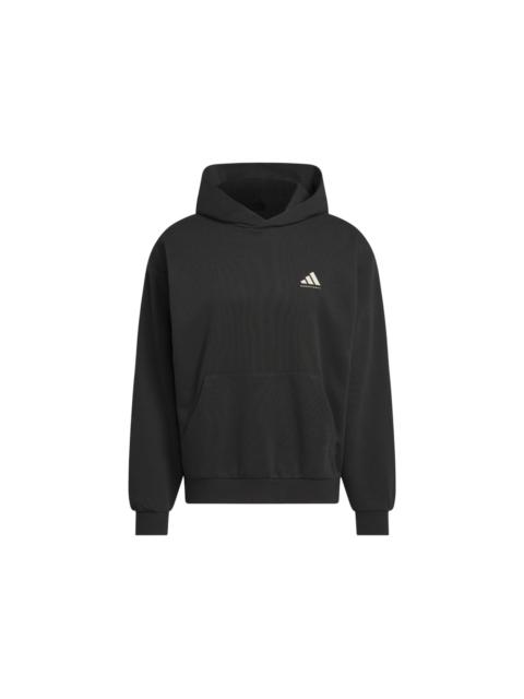 adidas adidas Select Foundation Fleece Hoodie Black Beige