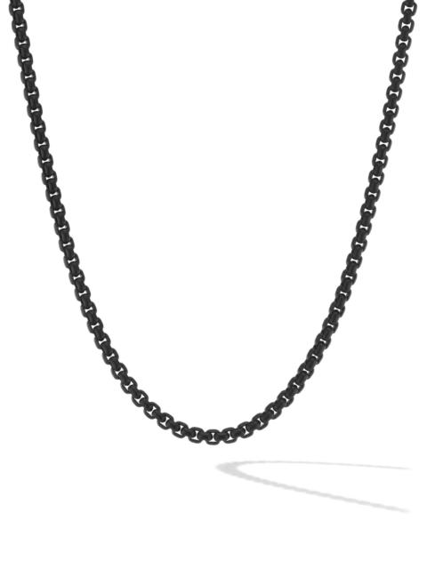 DAVID YURMAN Women's Bel Aire Color Box Chain Necklace - Black