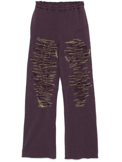 MM6 Maison Margiela numbers-motif track pants