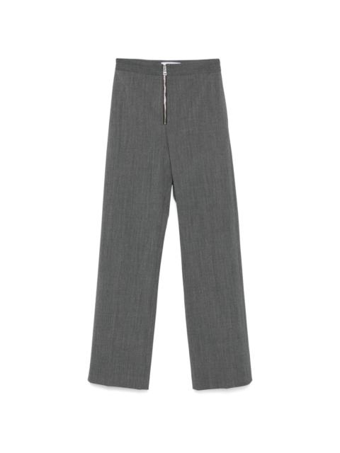 straight-leg trousers