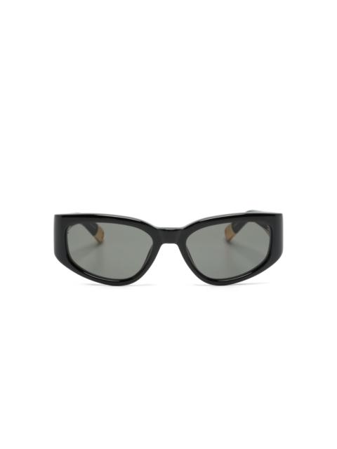 JACQUEMUS Les Lunettes Gala butterfly-frame sunglasses
