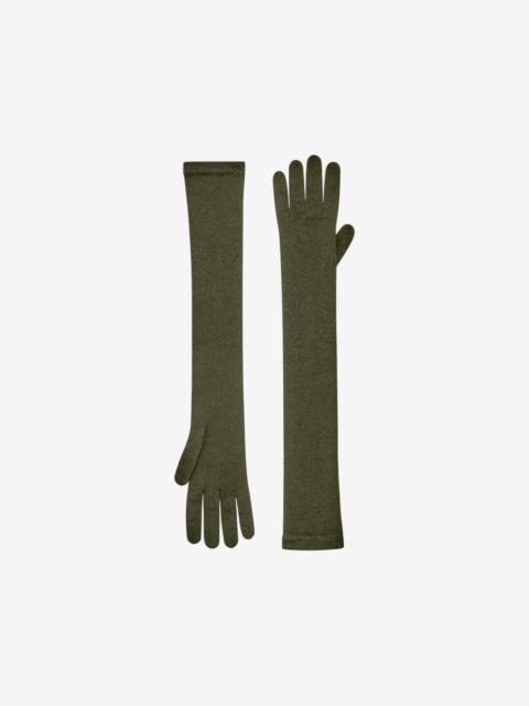 Another Tomorrow long-length cashmere gloves