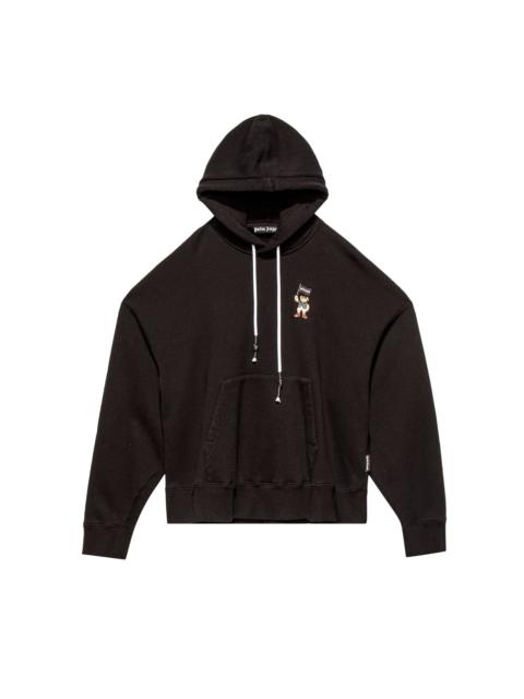 Palm Angels Small Pirate Bear Hoodie 'Black'