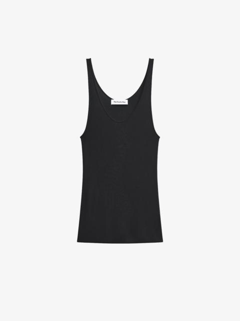 The Frankie Shop Rivo Knit Tank Top - Black