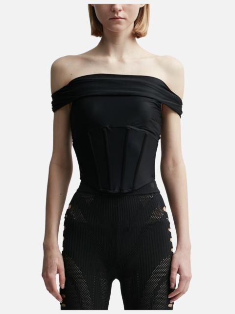 MISBHV PANDORA OFF SHOULDER CORSET TOP