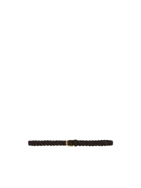 LARDINI braided leather belt