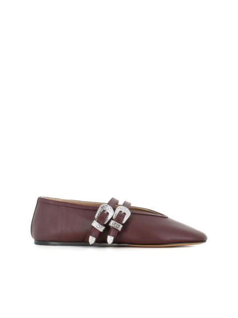LE MONDE BÉRYL square-toe ballet flats
