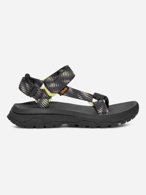 Teva Men's Hurricane XLT3 Sandal in Angular Reflection Black/Green