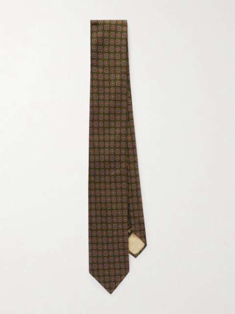 RUBINACCI 9cm Printed Silk-Twill Tie
