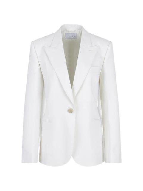 Givenchy button wool blazer