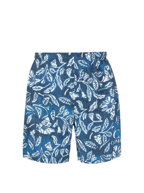 C.P. Company botanical-print swimming shorts