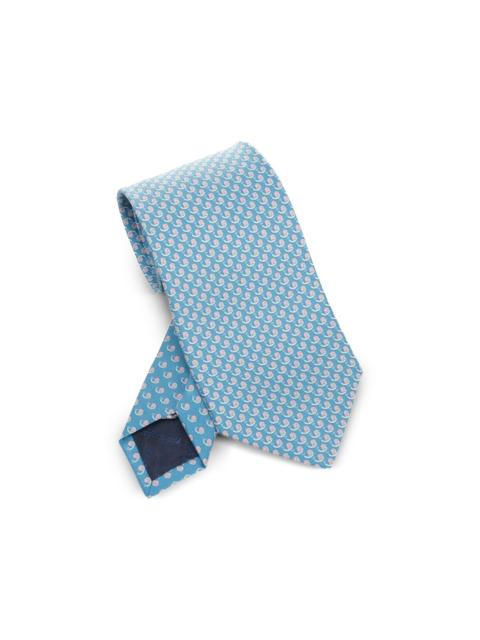 FERRAGAMO snail-print tie