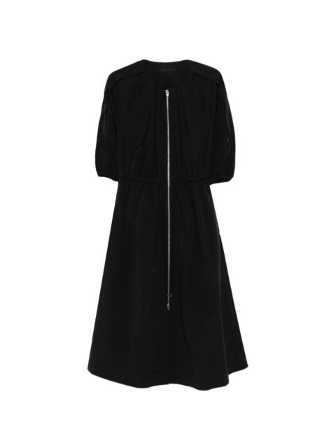 JUUN.J zip-fastening midi dress