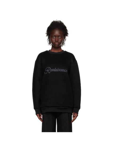 JKOO Black Embroidered Sweatshirt