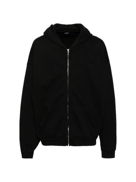 zip-up hoodie