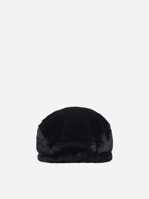 A BATHING APE® Fur Hunting Hat Black