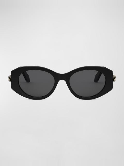 BVLGARI Serpenti Oval Sunglasses