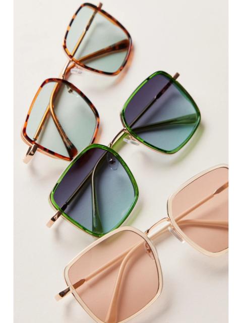 FREE PEOPLE Beau Square Sunglasses