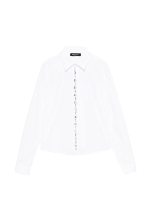 FABIANA FILIPPI crystal-embellishment shirt