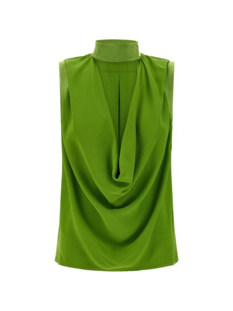 ELISABETTA FRANCHI sleeveless draped top