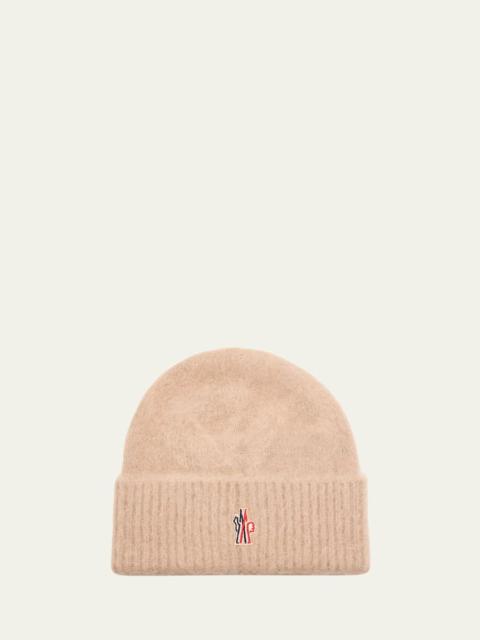 Moncler Grenoble Wool Logo Beanie