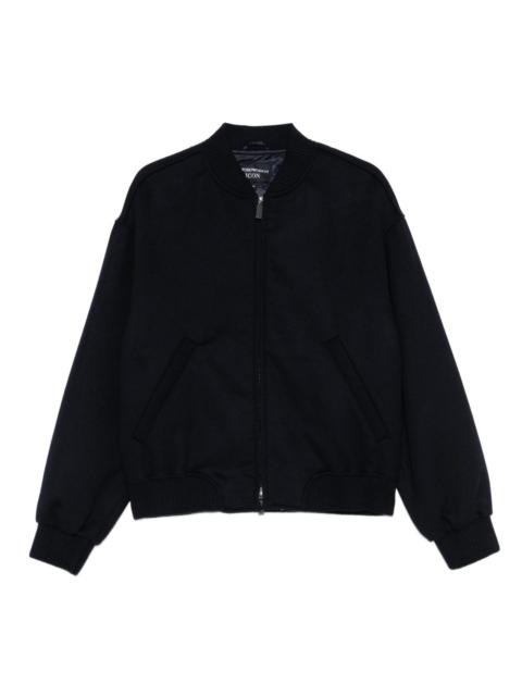 EMPORIO ARMANI zip-front bomber jacket