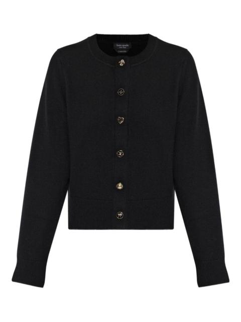 kate spade button-embellished cardigan