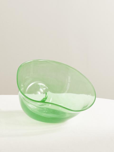 Completedworks Thaw Asymmetric Recycled-glass Bowl