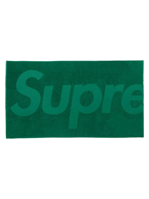 Supreme Supreme Tonal Logo Towel 'Green'
