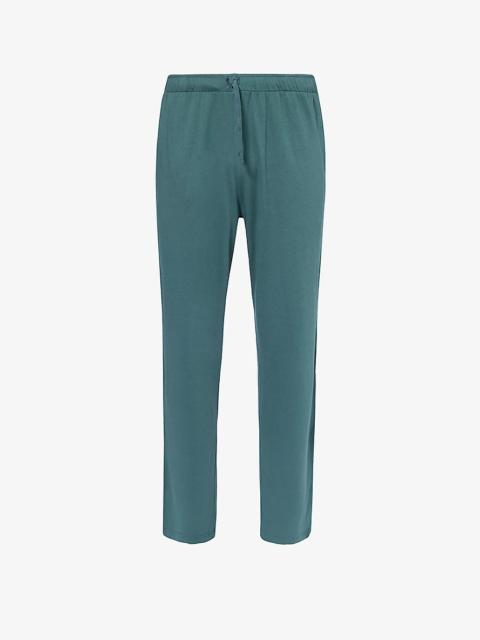 Lounge relaxed-fit cotton-blend pyjama bottoms