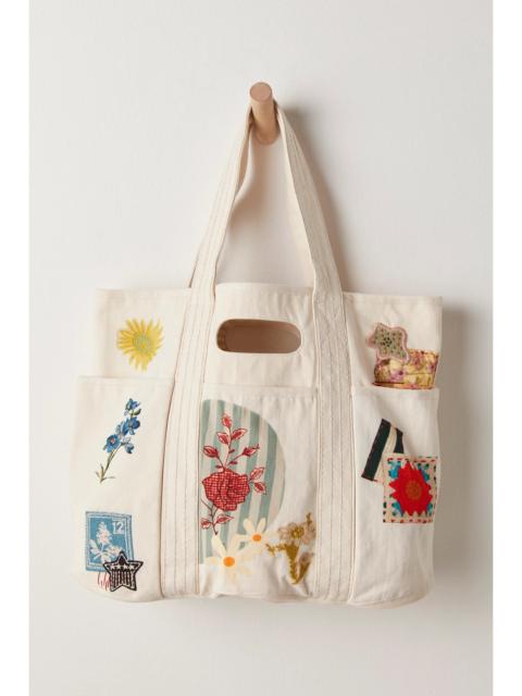 FREE PEOPLE Patch Printed Caravan Tote