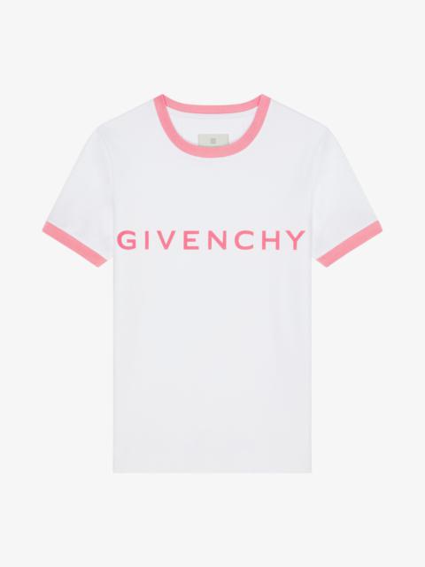 Givenchy GIVENCHY SLIM FIT T-SHIRT IN COTTON