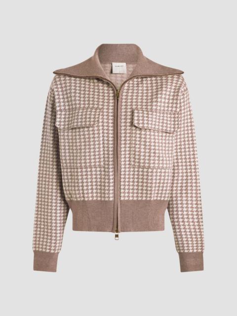 VARLEY Women's Ablett Houndstooth Jacquard Jacket - Taupe