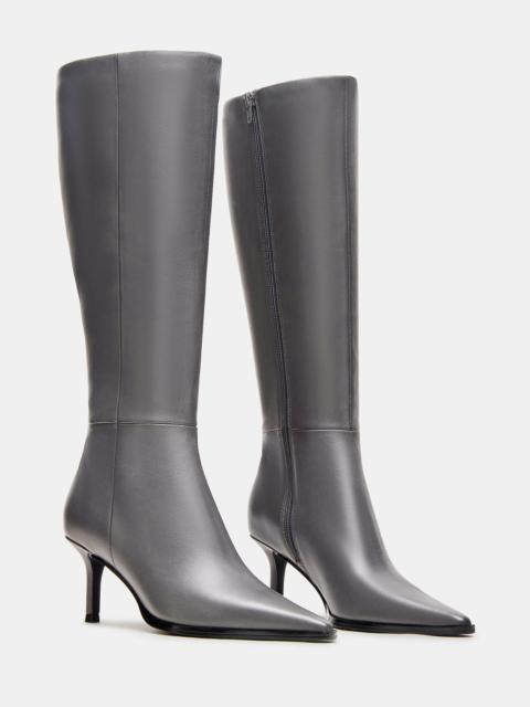 STEVE MADDEN LINGO GREY LEATHER