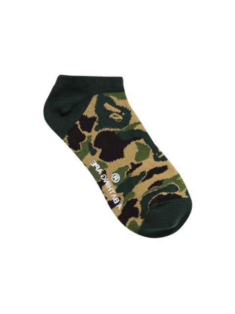 A BATHING APE® BAPE ABC Camo Ankle Socks 'Green'