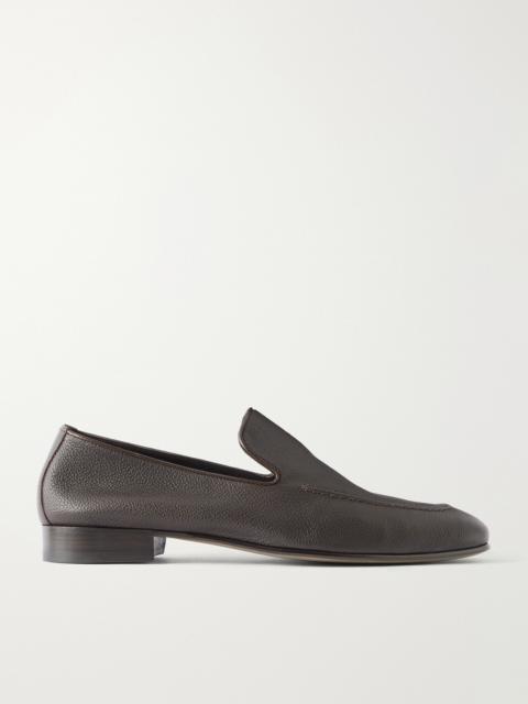 Manolo Blahnik Truro Full-Grain Leather Loafers